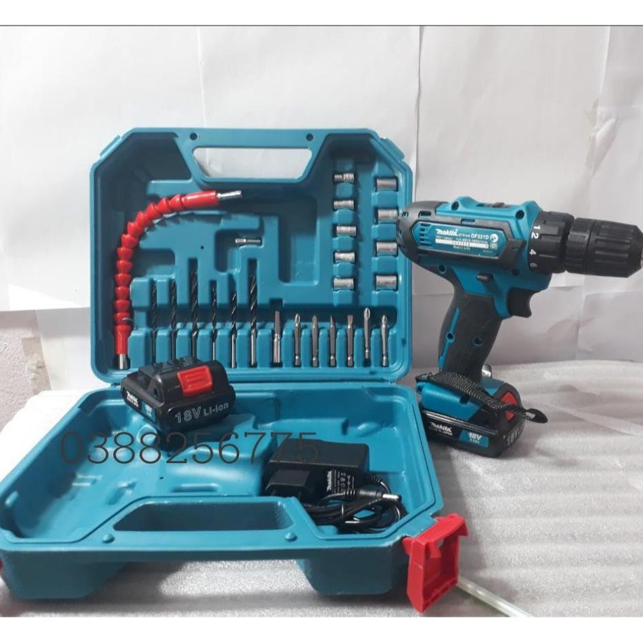 [SALE OFF]  Bộ máy khoan đa năng MAKITA 18V dùng 2 PIN