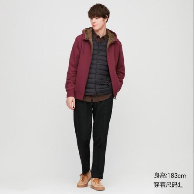 Áo khoác nỉ lót lông Nam Uniqlo