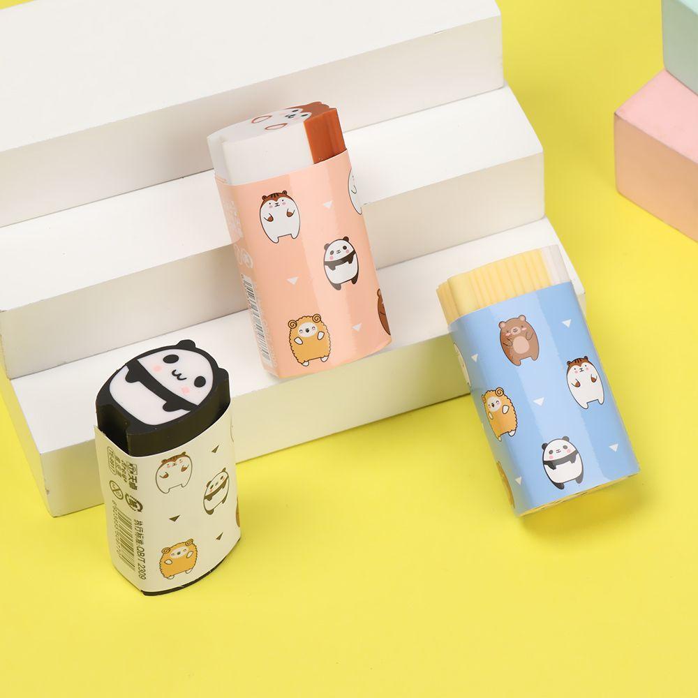 RAINBOW Cục Tẩy Cao Su Hình Động Vật Hoạt Hình Đáng Yêu