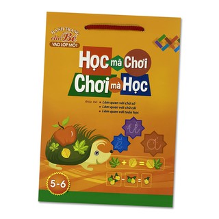 Học Mà Chơi, Chơi Mà Học - Dành Cho Trẻ 5-6 Tuổi (Túi 6 Cuốn)