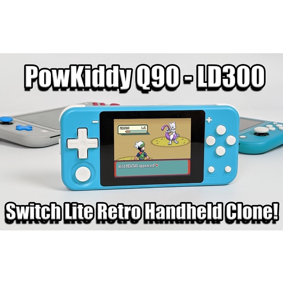 Máy chơi game cầm tay Powkiddy Q90 Màn 3 inch sắc nét 16 hệ giả lập