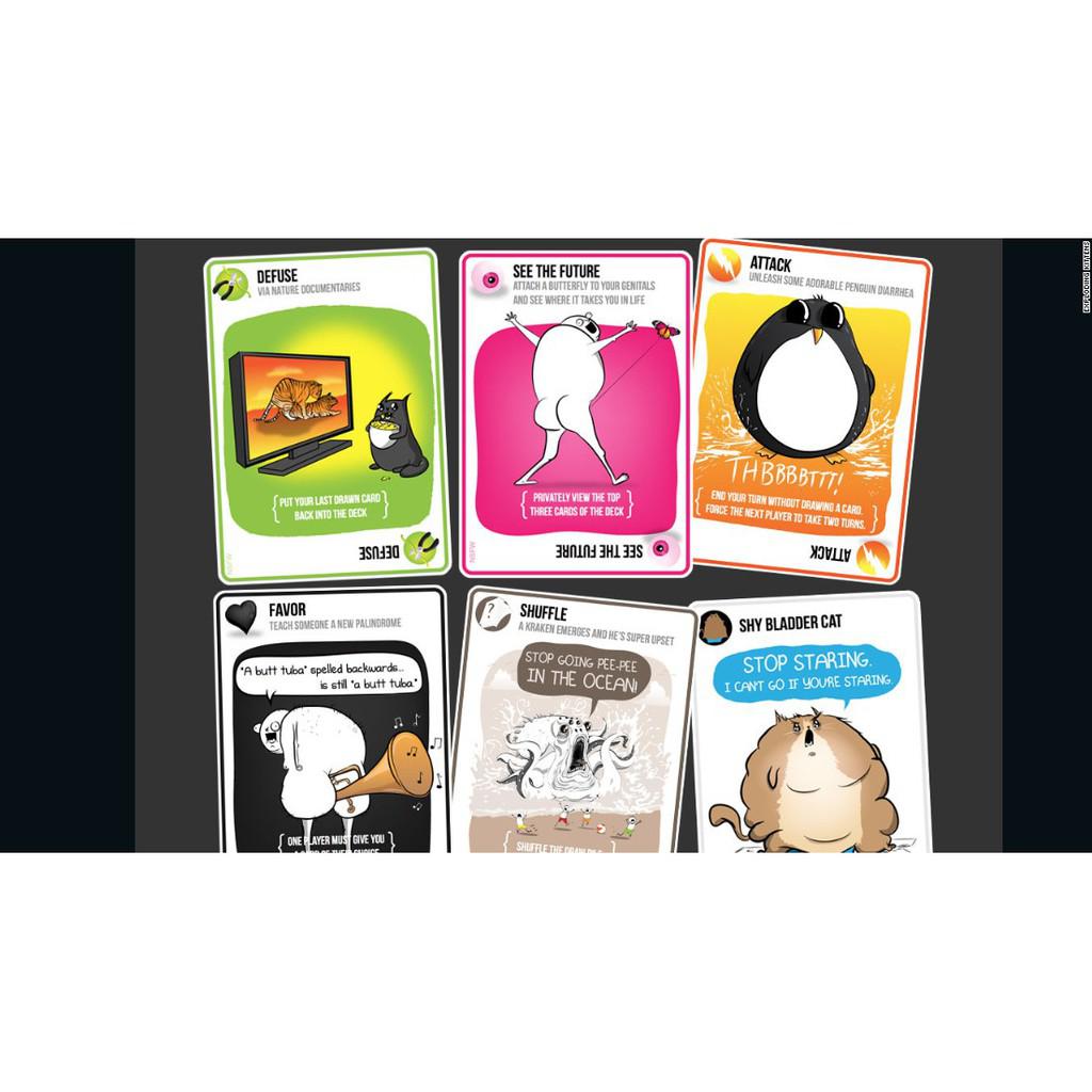 Bài Mèo nổ Exploding Kittens NSFW Deck chất lượng cao
