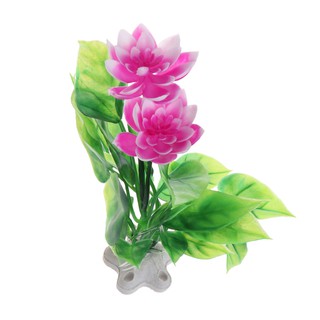 Cây hoa sen giả trang trí bể cá