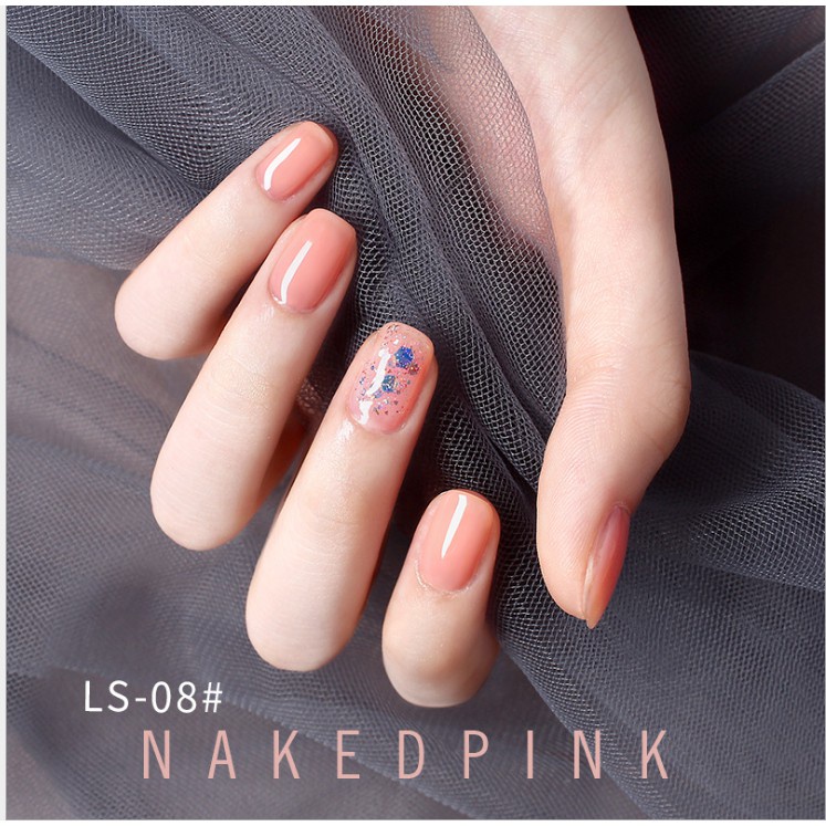 Sơn gel AS sơn nail Sơn móng tay gel dùng máy hơ gel tone màu hồng phớt hồng nude NAIL SUZY mã LS 15ml