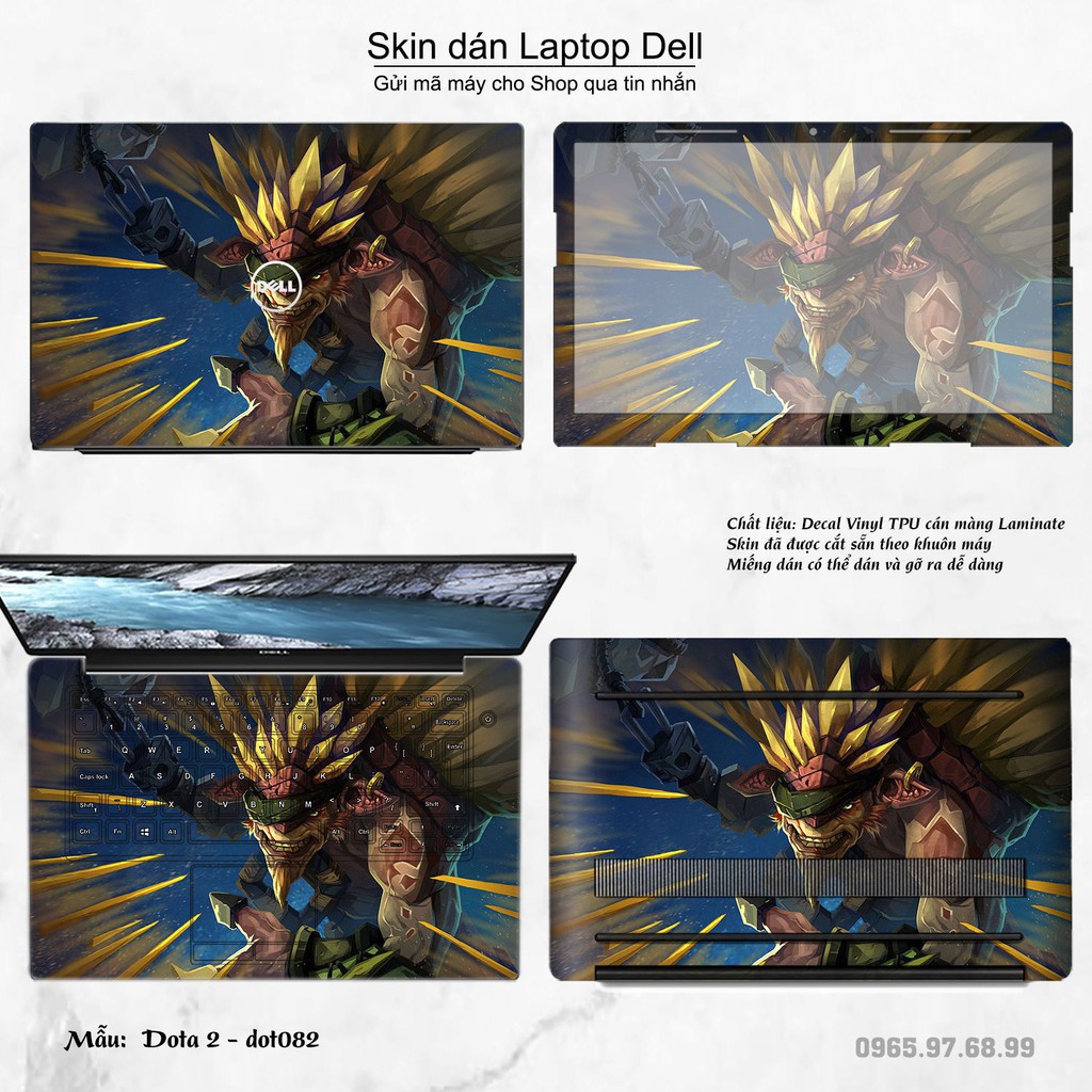 Skin dán Laptop Dell in hình Dota 2 nhiều mẫu 14 (inbox mã máy cho Shop)