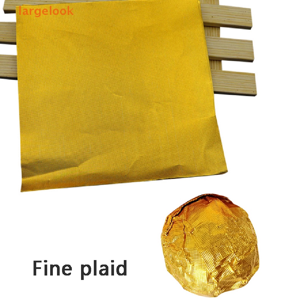 [Biglook] Gói 100 Giấy Thiếc Mạ Vàng Đựng Bánh Kẹo Sô Cô La Cho Tiệc Tùng