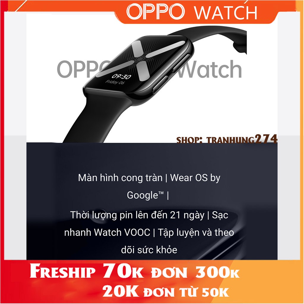 (Chính Hãng) Đồng hồ thông minh OPPO Watch 41 siêu hot (Bảo hành 6 tháng)