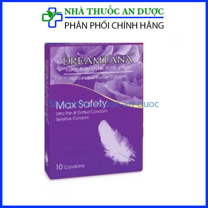 Bao cao su siêu mỏng có gai Dreamtana kéo dài thời gian quan hệ hộp 10 chiếc