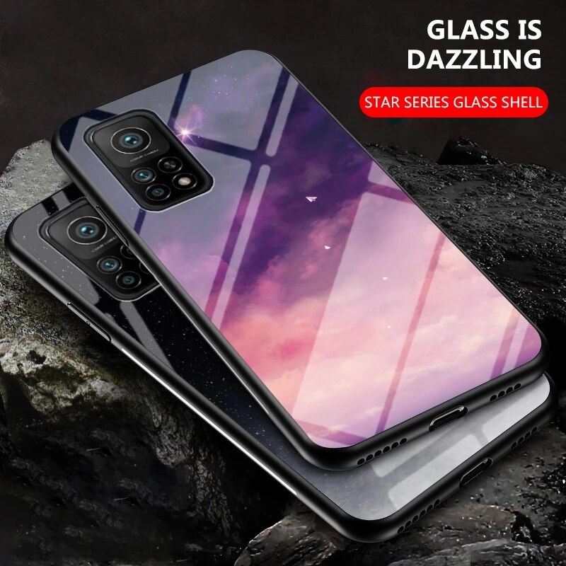 Ốp Lưng Tích Hợp Kính Cường Lực Họa Tiết Độc Đáo Cho Xiaomi Mi 10t Pro 5g
