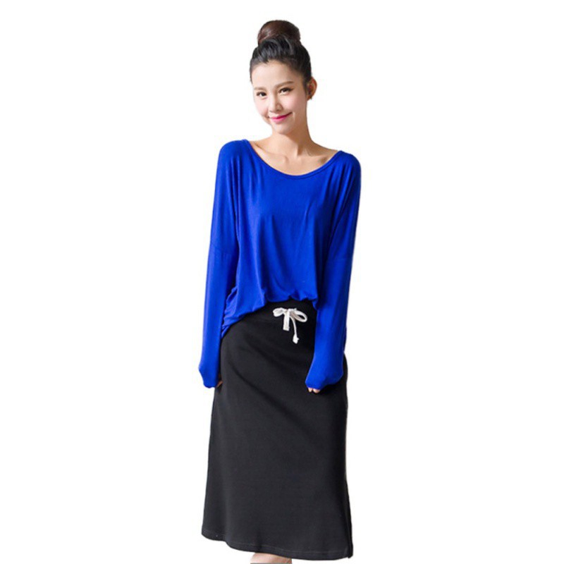 Áo Thun Cánh Dơi Màu Trơn Cho Nữ