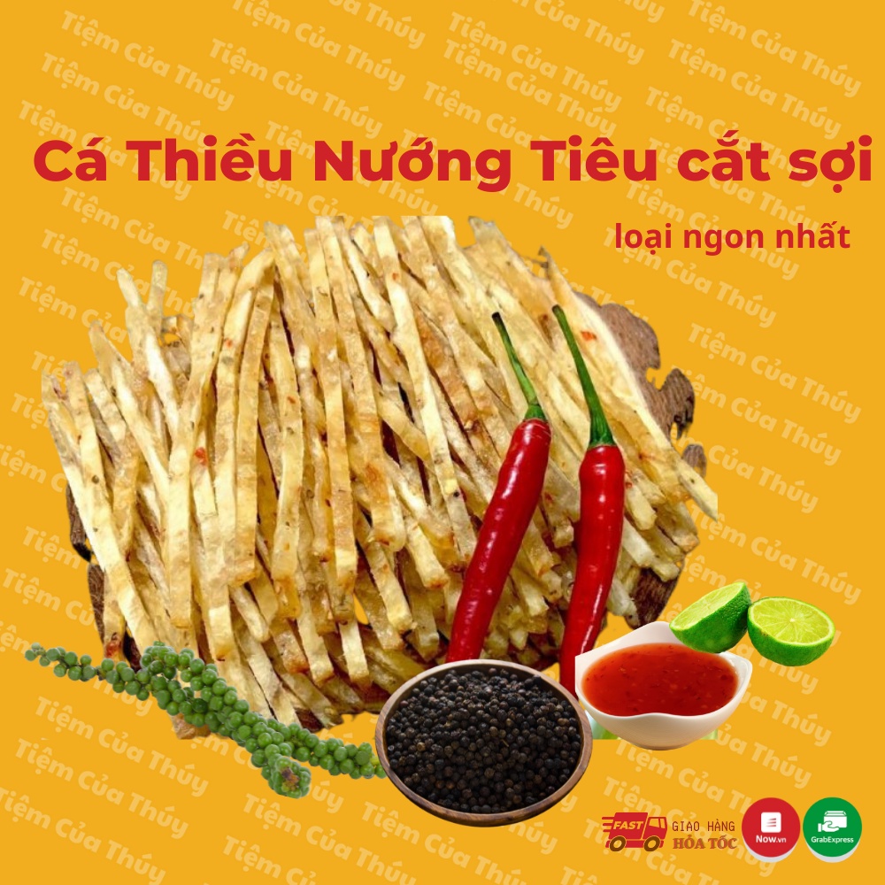 Cá thiều tẩm gia vị nướng tiêu sọ hũ 100gr thơm ngon chuẩn vị Đặc Sản Đà Nẵng | BigBuy360 - bigbuy360.vn