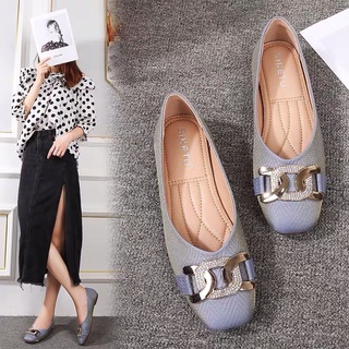 Giày big size ngoại cỡ khuy dây xích 40 41 42