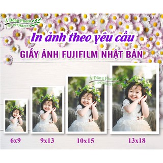In Ảnh Theo Yêu Cầu - Ép Lụa, Phủ UV, Ép Plastic - Giấy ảnh Fujifilm
