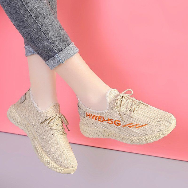 Giày thể thao Yeezy bề mặt lưới dệt thời trang mùa hè năng động