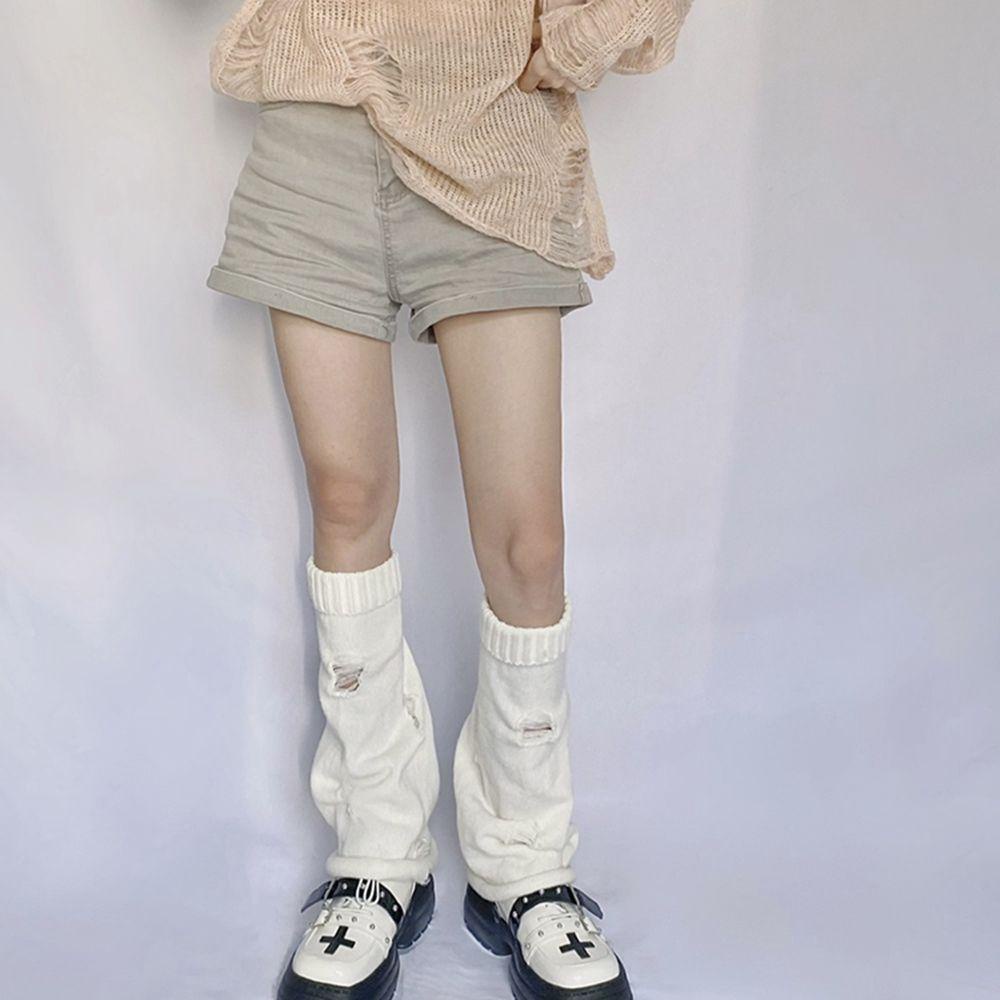 Vớ Dệt Kim Giữ Ấm Chân Màu Sắc Ngọt Ngào Cho Nữ