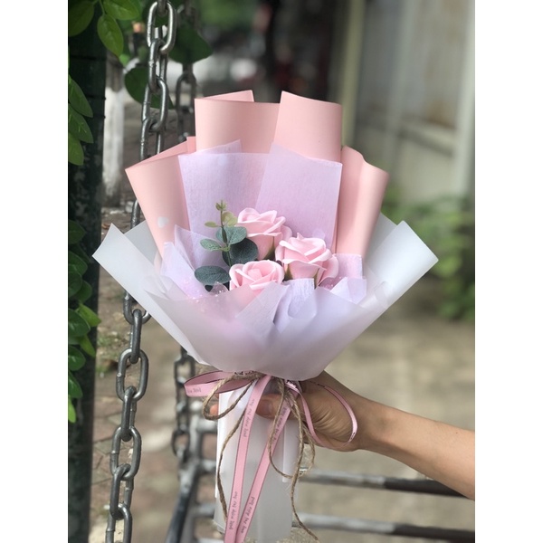 Bó hoa sáp 3 bông Nt91021