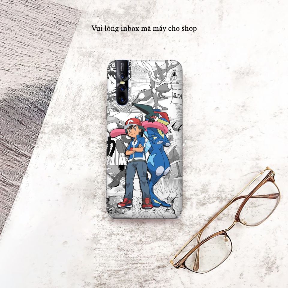 Miếng Dán Skin Điện Thoại In Hình Pokemon Dán Lưng Greninja Cho Iphone 7/ 8/ X/ XS/ 11/ 11 Pro Max Và Dòng Máy Android