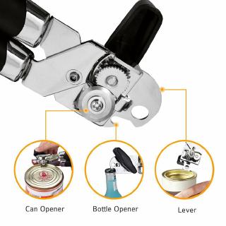 Stainless Steel Bottle Opener Can Opener Multifunctional Effortless Manual Opener