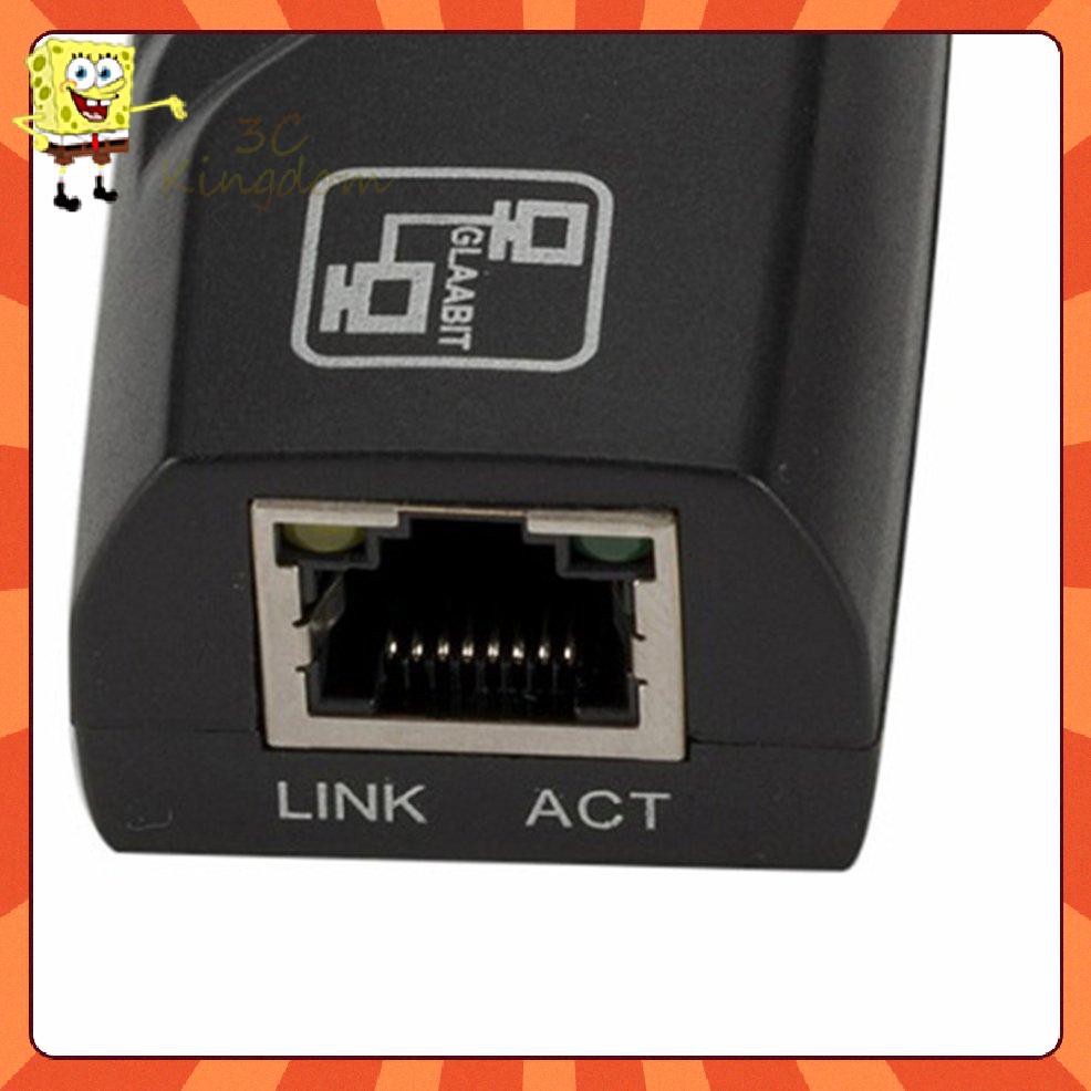1 Bộ Dây Cáp Usb 3.0 To Gigabit Ethernet RJ45 LAN (10 / 100 / 1000) Mbps Thẻ Mạng Ethernet Bằng Nhựa Cho PC RJ45 LAN (10 / 100 / 1000) Mbps | BigBuy360 - bigbuy360.vn