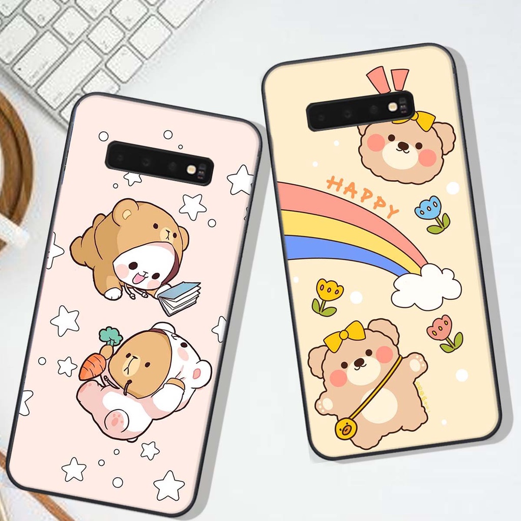 Ốp lưng Samsung S10  / S10 PLUS / S10 5G in hình Gấu xinh xắn, Bò sữa đáng yêu,  ĐẸP -  RẺ - XINH - ĐỘC ĐÁO