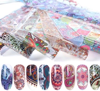 Giấy foil hoa văn,báo theo set