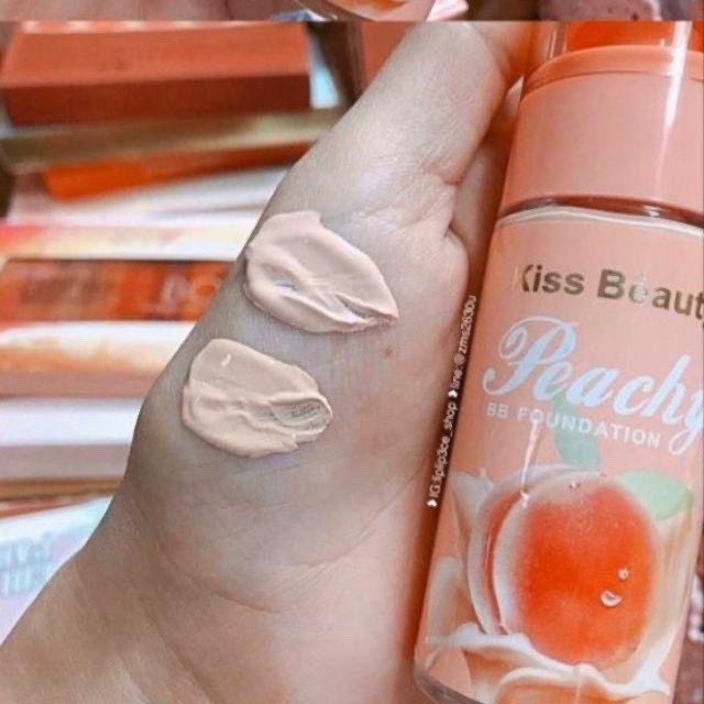 Kem Nền Che Khuyết Điểm Kiss Beauty Lá Đào .