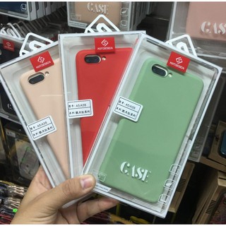 Ốp lưng dẻo màu cho OPPO A3S/ A5 silicon chống bẩn, chống nước - Nhiều màu