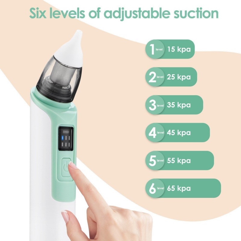Dụng Cụ Hút Mũi Bằng Điện Silicone Chống Ồn Chăm Sóc Sức Khỏe Dành Cho Trẻ Sơ Sinh