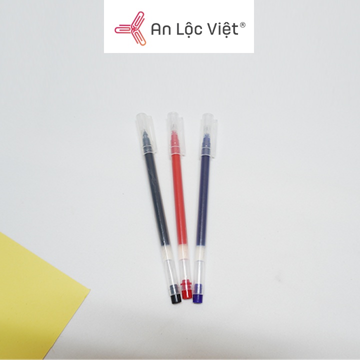 10 Cây Bút Gel Carbon 0.5mm Có Thể Thay Ngòi RA-1001