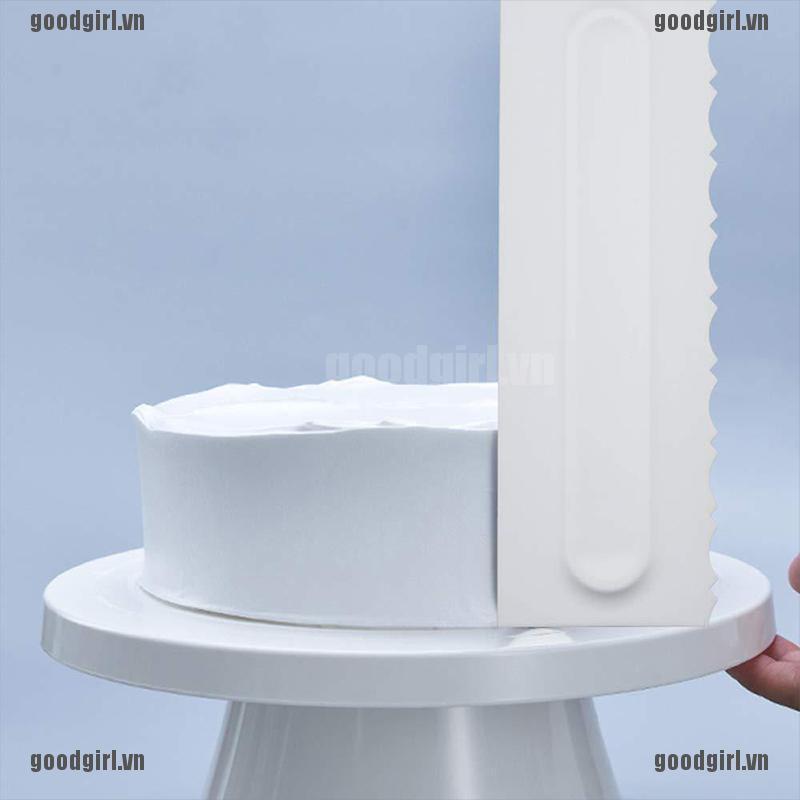 Set 4 dụng cụ chà láng tạo đường vân trang trí bánh kem tiện lợi