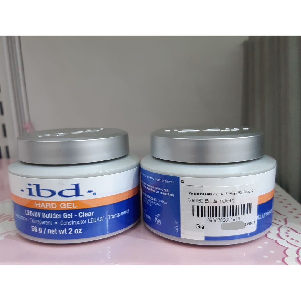 Các bước sơn gel dòng IBD nhập khẩu.