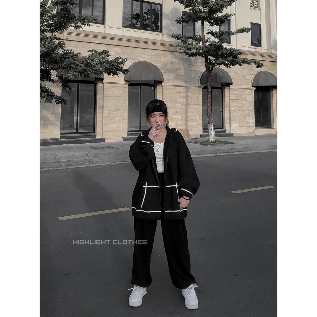 ÁO KHOÁC NỈ VIỀN FORM RỘNG UNISEX NAM NỮ | BigBuy360 - bigbuy360.vn