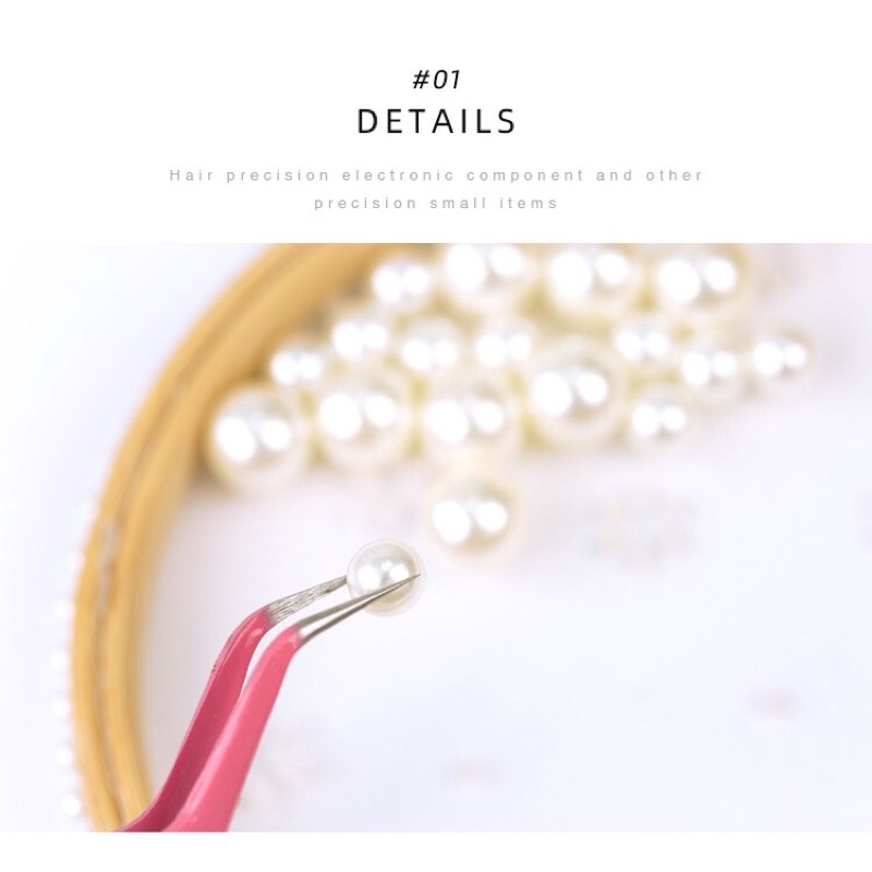 Nhíp gắp nhãn dán Sticker,linh kiện,màu macaron