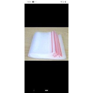 1kg túi zip chỉ đỏ loại mỏng (đủ size)