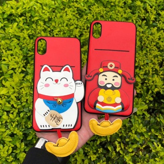 Sale off ốp iphone mèo thần tài cao cấp