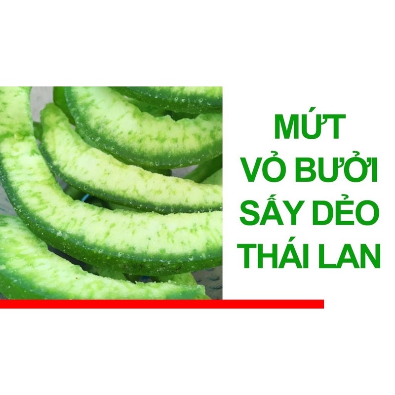 1kg Mứt vỏ bưởi sấy dẻo Thái lan