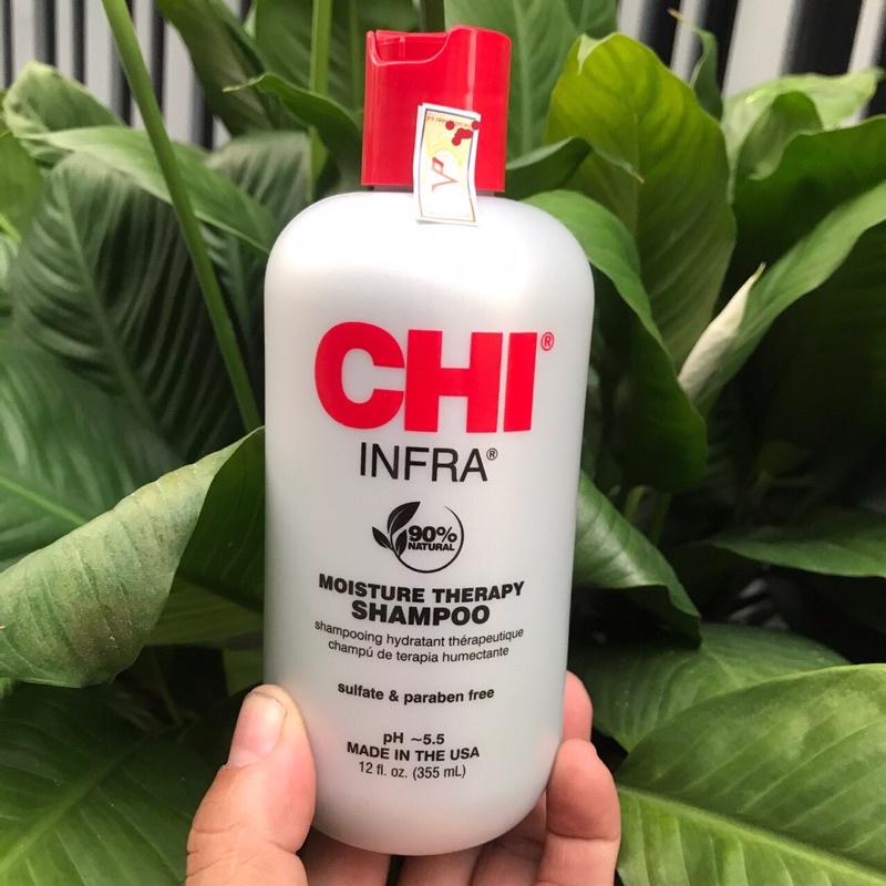 Cặp dầu gội xả siêu mượt cho tóc khô hư tổn CHI Infra shampoo & treatment (xám) 355mlx2