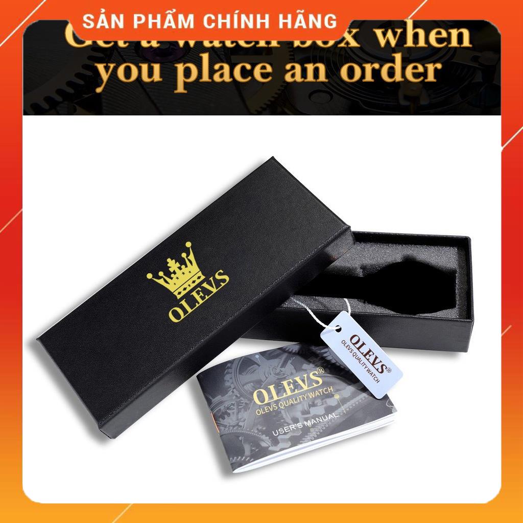 Đồng hồ OLEVS 2858 nam đa chức năng thời trang dây đeo bằng thép không gỉ