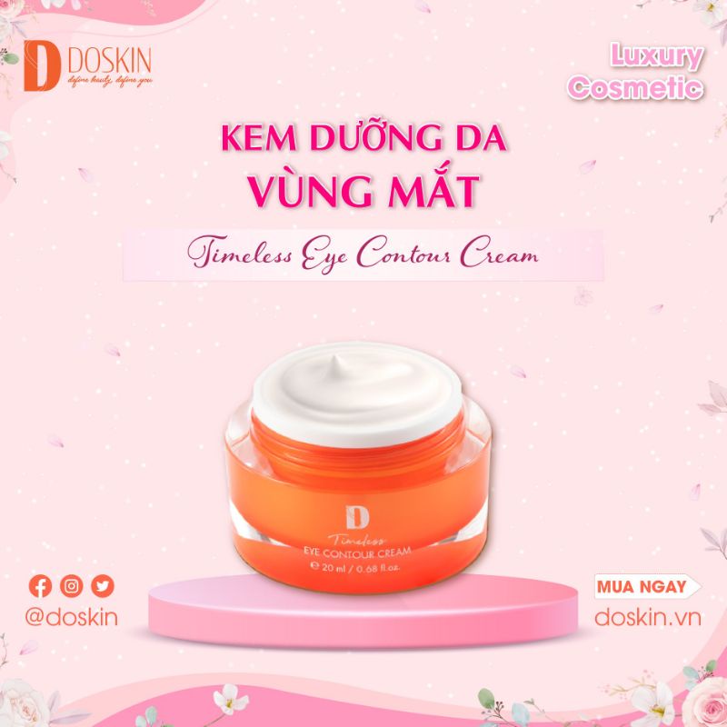 kem dưỡng da vùng mắt doskin(khuyến mãi mặt nạ cao cấp)