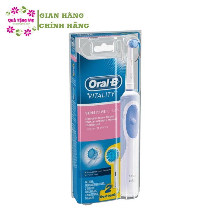 Bàn Chải Đánh Răng Điện Oral-B Vitality 2 Đầu Sensitive Clean