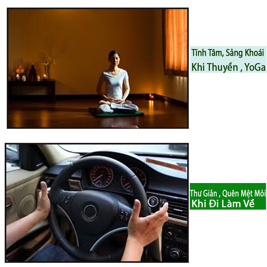Nhang Trầm Hương không tăm thơm phòng , xông nhà, xông phòng -