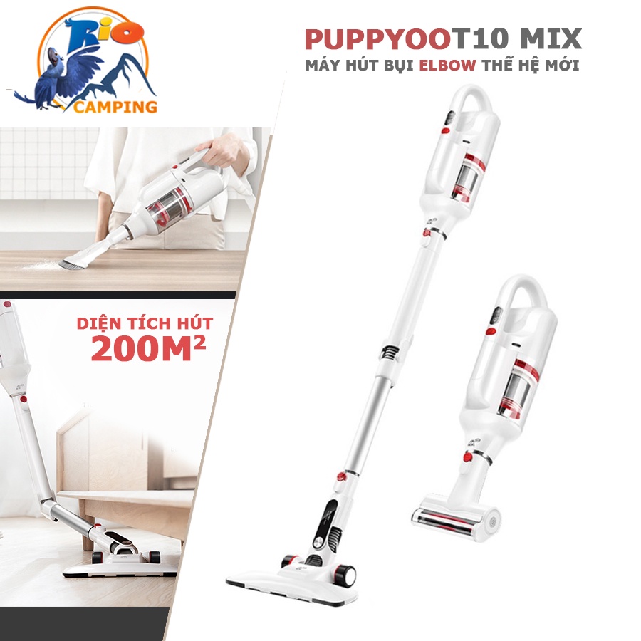 Máy hút bụi cầm tay không dây Puppyoo T10 mix Hàng chính hãng