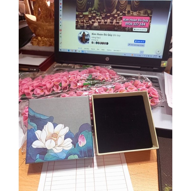 Hộp Hoa Sen Đựng Vòng Tay, Trang Sức Cao Cấp Mẫu Mới Siêu Rẻ