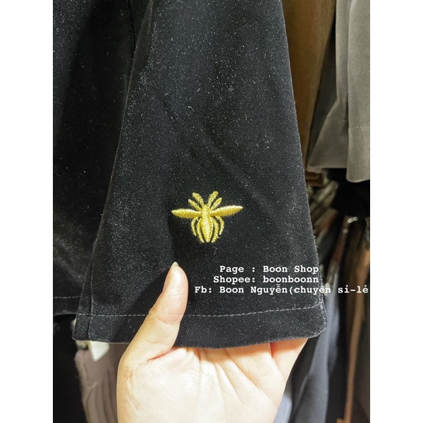 CHÂN VÁY NHUNG DÁNG A THÊU ONG CẠP CAO CHẤT ĐẸP MS17627 | BigBuy360 - bigbuy360.vn