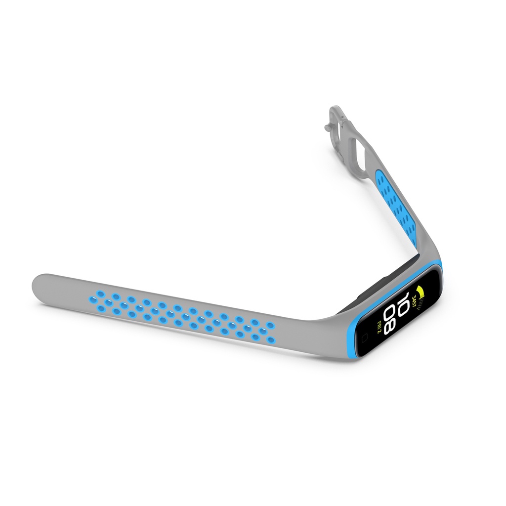 Dây đeo silicone thay thế màu trơn thời trang cho đồng hồ thông minh Samsung Galaxy Fit 2 SM-R220