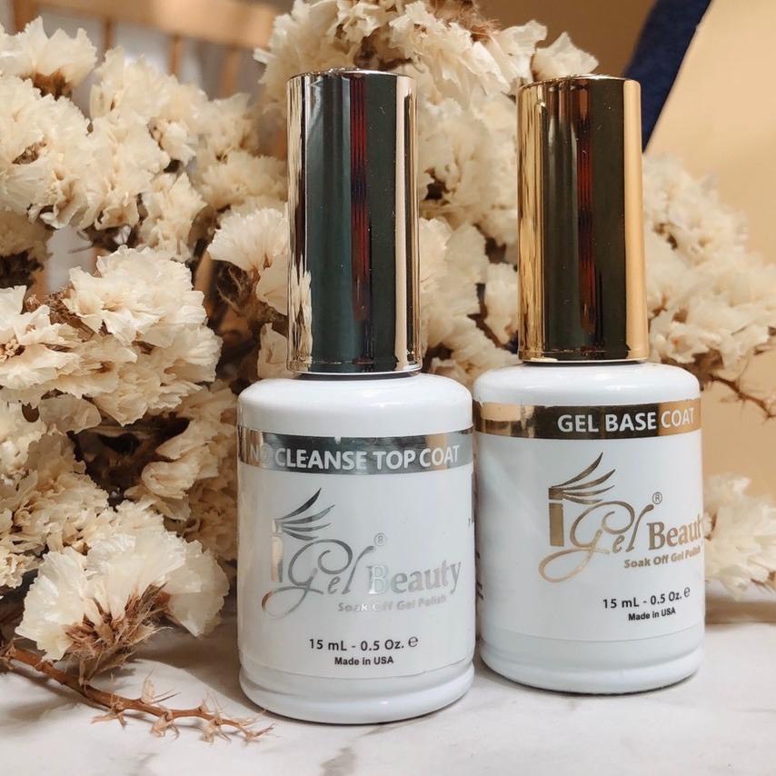 Base Top IGEL siêu bóng, siêu bền - Base top Igel nhập khẩu Mỹ chính hãng  - Sơn gel liên kết và top phủ bóng