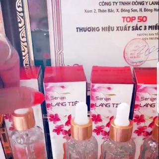 Serum dưỡng trắng da, mịn da Lang Tiêu