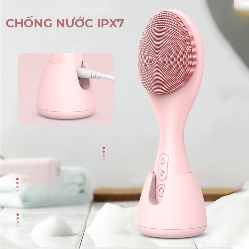 Máy rửa mặt KONKA KZ-JM12 massage 2 chiều rửa sạch sâu cho làn da khỏe đẹp