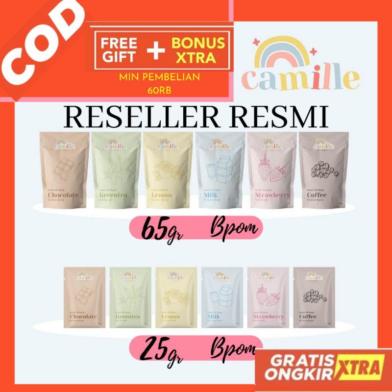 (hàng Mới Về) Mặt Nạ Camille.beaute Hữu Cơ Chăm Sóc Da