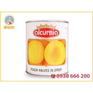 Đào Ngâm Đóng Hộp Alcurnia 820G